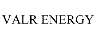 VALR ENERGY trademark