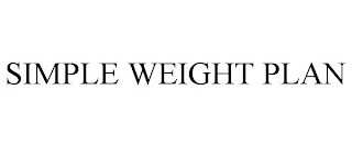 SIMPLE WEIGHT PLAN trademark