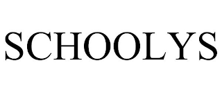 SCHOOLYS trademark