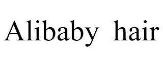 ALIBABY HAIR trademark