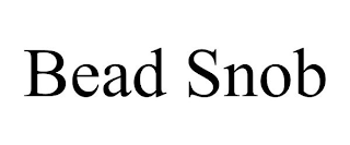 BEAD SNOB trademark