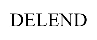 DELEND trademark