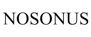 NOSONUS trademark