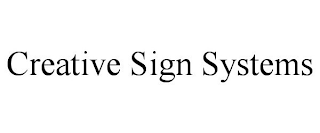 CREATIVE SIGN SYSTEMS