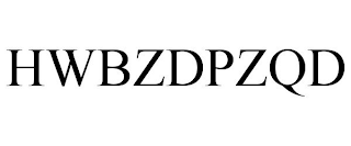 HWBZDPZQD