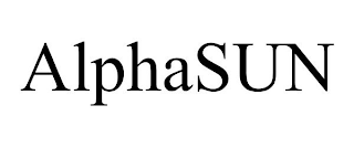 ALPHASUN