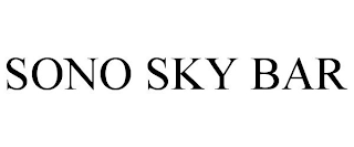 SONO SKY BAR