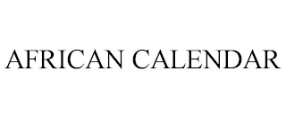 AFRICAN CALENDAR