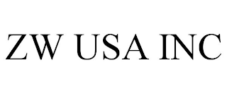 ZW USA INC