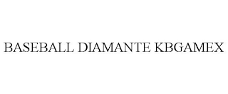 BASEBALL DIAMANTE KBGAMEX