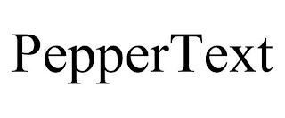 PEPPERTEXT