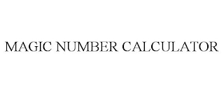 MAGIC NUMBER CALCULATOR