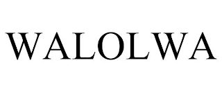 WALOLWA