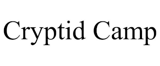 CRYPTID CAMP