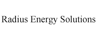 RADIUS ENERGY SOLUTIONS