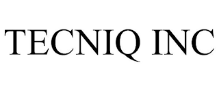 TECNIQ INC