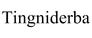 TINGNIDERBA trademark