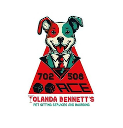 702 508 8ACE ACE THE LAS VEGAS PET SITTER 702-508-8223 YOLANDA BENNETT'S PET SITTING SERVICES AND BOARDING