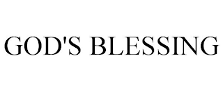 GOD'S BLESSING