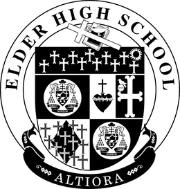 ELDER HIGH SCHOOL ALTIORA VINCIT FIDES MUNDUM VINCIT FIDES MUNDUM