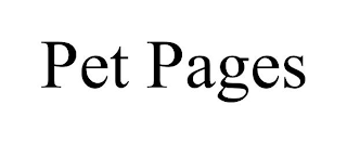 PET PAGES