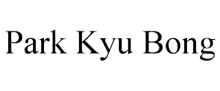 PARK KYU BONG
