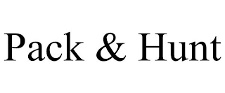 PACK & HUNT