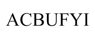 ACBUFYI