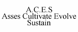 A.C.E.S ASSES CULTIVATE EVOLVE SUSTAIN