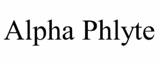ALPHA PHLYTE