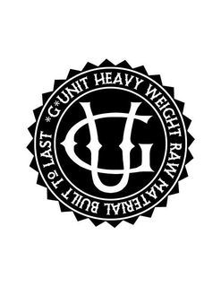 GU G · UNIT HEAVY WEIGHT RAW MATERIALS BUILT TO LAST