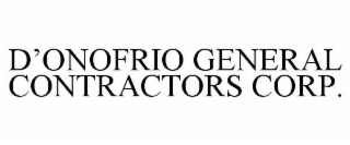 D'ONOFRIO GENERAL CONTRACTORS CORP.