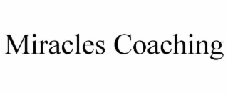 MIRACLES COACHING