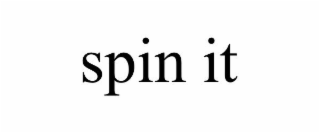 SPIN IT