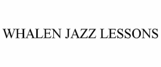 WHALEN JAZZ LESSONS