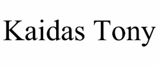 KAIDAS TONY