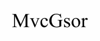 MVCGSOR