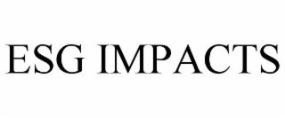ESG IMPACTS