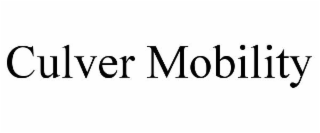 CULVER MOBILITY