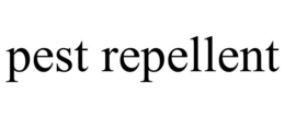 PEST REPELLENT