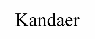 KANDAER trademark