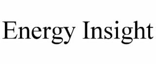 ENERGY INSIGHT