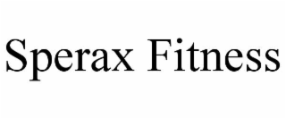 SPERAX FITNESS trademark