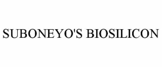 SUBONEYO'S BIOSILICON trademark