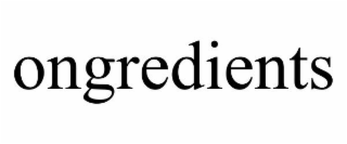 ONGREDIENTS