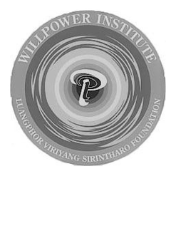 Willpower Institute Foundation Luangphor Viriyang Sirintharo