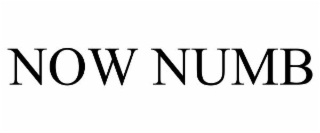 NOW NUMB