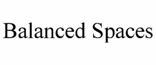 BALANCED SPACES