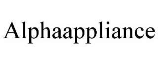 ALPHAAPPLIANCE