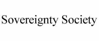 SOVEREIGNTY SOCIETY